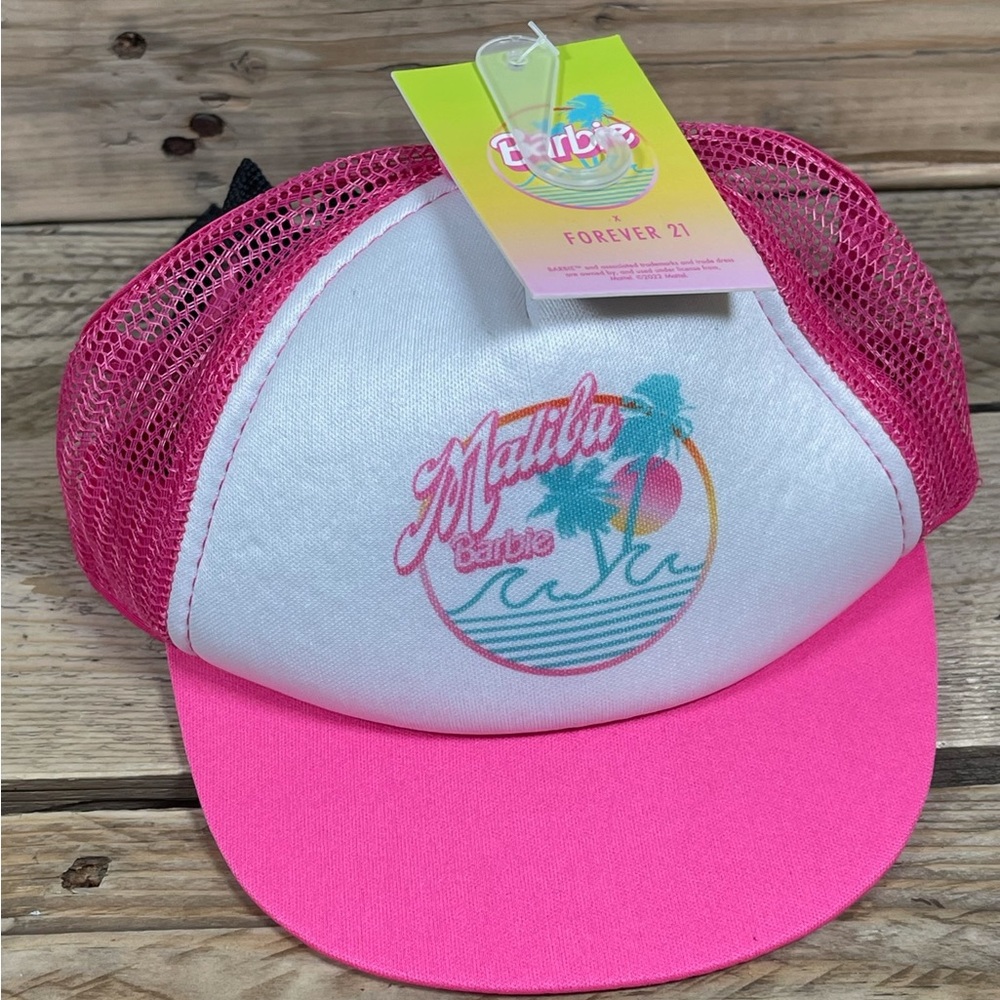 Malibu Barbie Pet Baseball Cap Sz XS/S Dog Cat 2022 Mattel Costume Pink Doll Hat